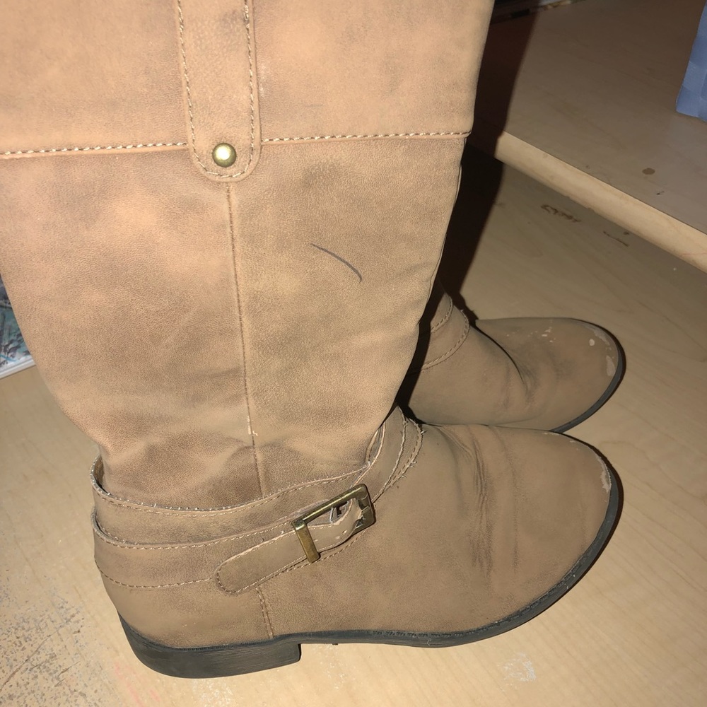 Children brown boots